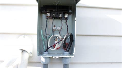 ac outside electrical box|breaker box for ac unit.